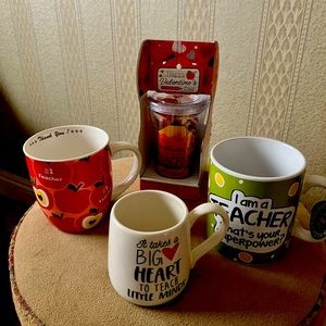 Teacher mugs $5.each or 4 for $15